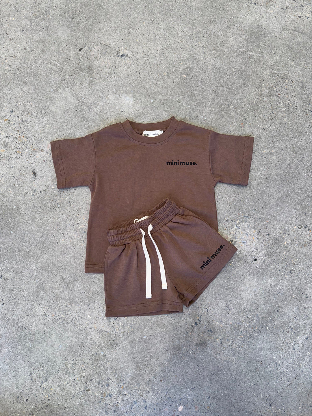 Essential Tee Set Dark Mocha